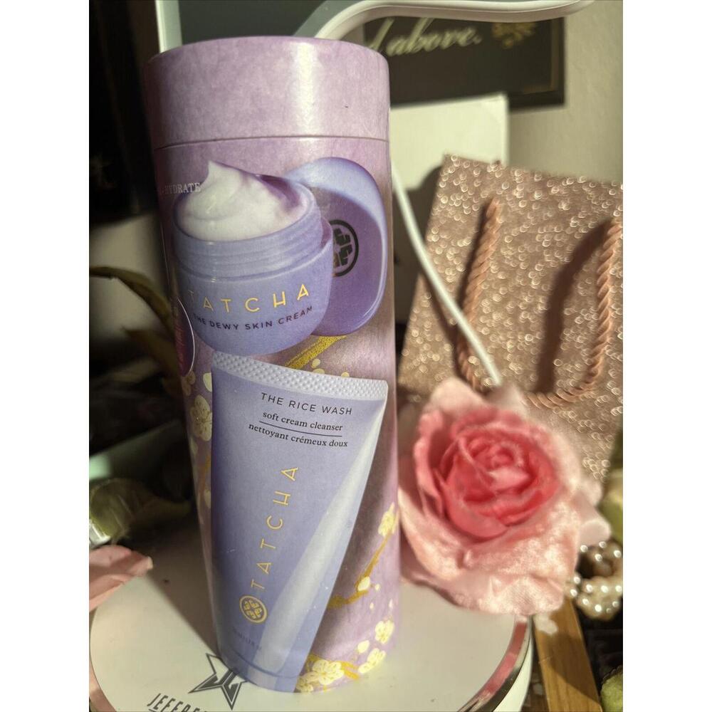 Tatcha Dewy Cleanse + Hydrate Duo~NIB~Travel~Authentic & SEALED